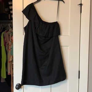 J Crew one shoulder dress sz L